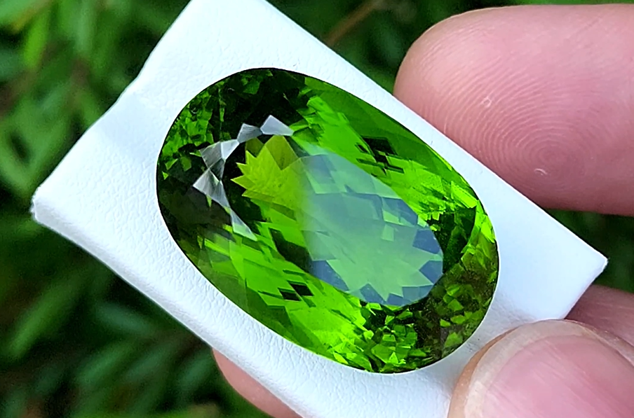 60.59 Ct Natural Peridot from Pakistan | Genuine Gem