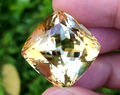 105 Carat Natural Brazilian Citrine – Untreated Golden Yellow Quartz Gemstone