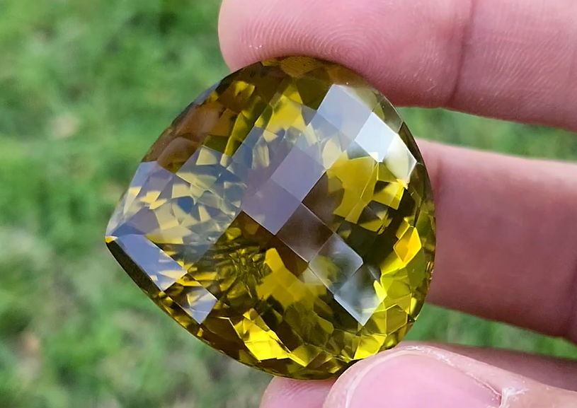 127 Carat Natural Olive Quartz Gemstone – Untreated Green Collector Loose Stone – Jewelry Quality