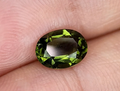 1.28 Carat Natural Faceted Moldavite Gemstone – Rare Green Crystal
