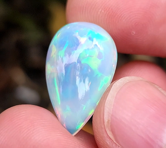 13.65 Carat Natural Ethiopian Multi-Fire Opal – Premium Gemstone