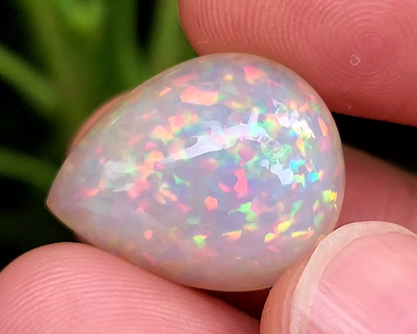 17.93 Carat Natural Ethiopian Multi-Fire Opal – Premium Gemstone