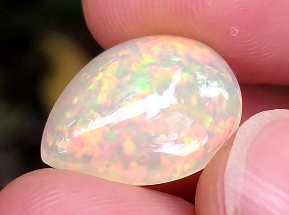 6.44 Carat Natural Ethiopian Multi-Fire Opal – Premium Gemstone