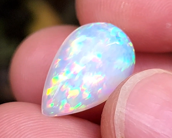 4.49 Carat Natural Ethiopian Multi-Fire Opal – Premium Gemstone