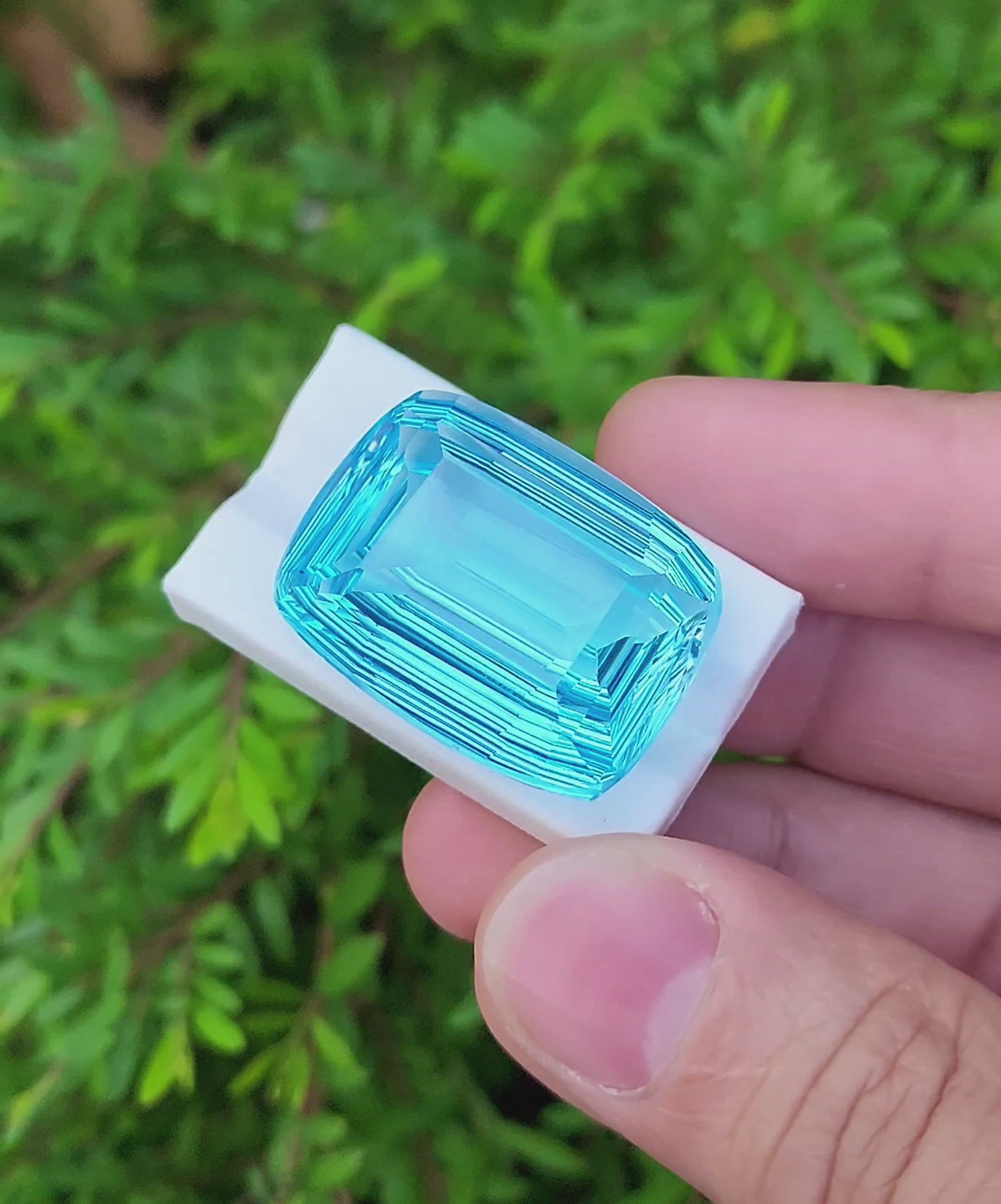 74.63 Carat Natural Swiss Blue Topaz – Premium Quality Gemstone