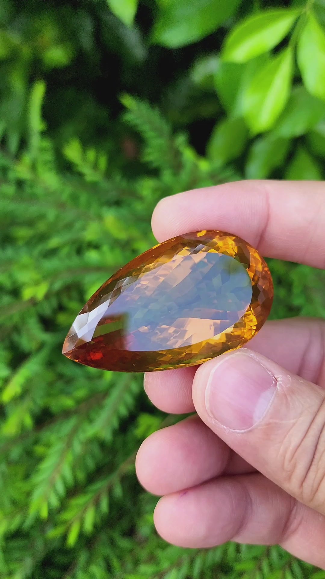 160 Carat Natural Madeira Citrine Faceted Gemstone– Large Loose Citrine Gemstone
