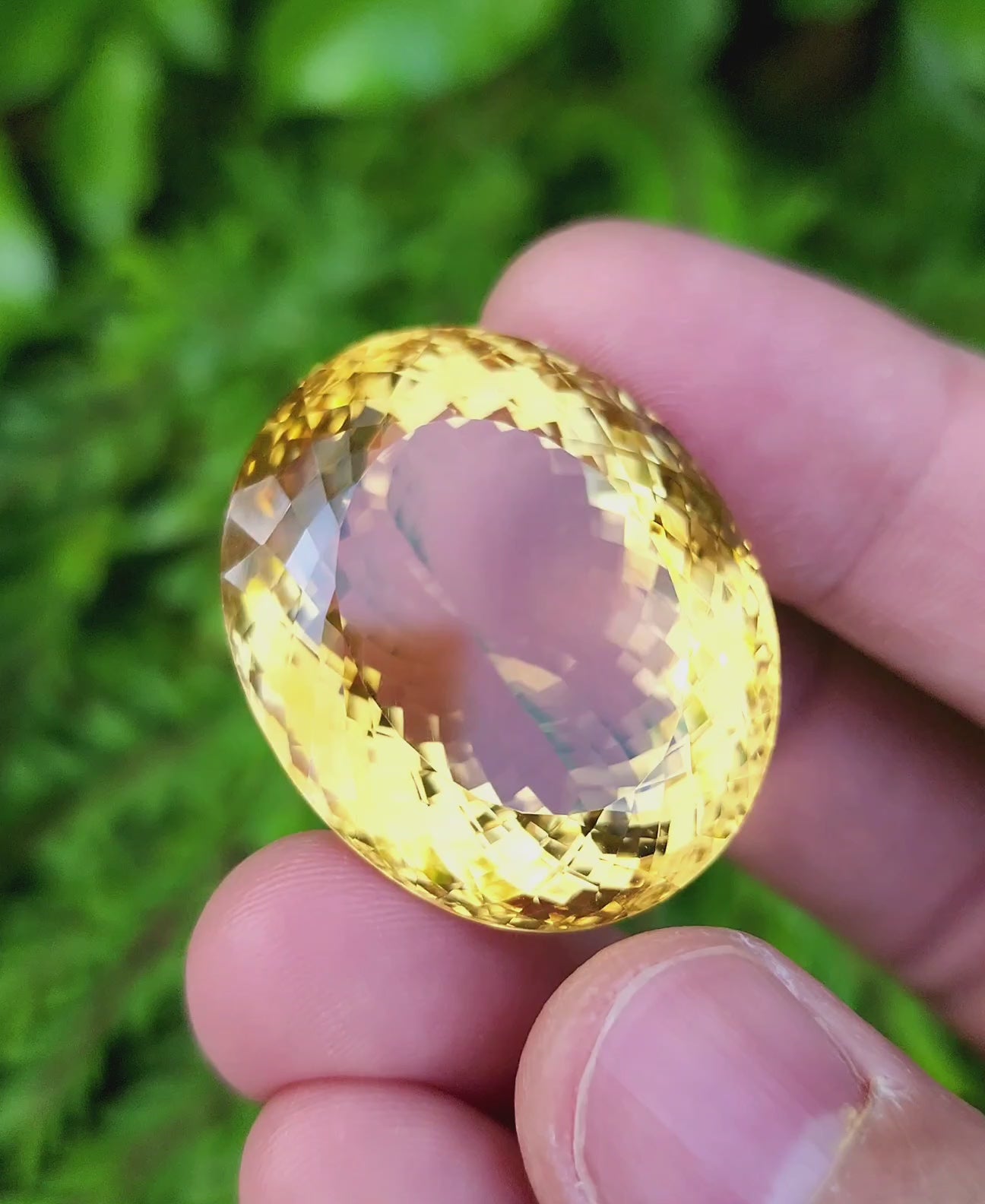 122 Carat Natural Brazilian Citrine – Untreated Golden Yellow Quartz Gemstone
