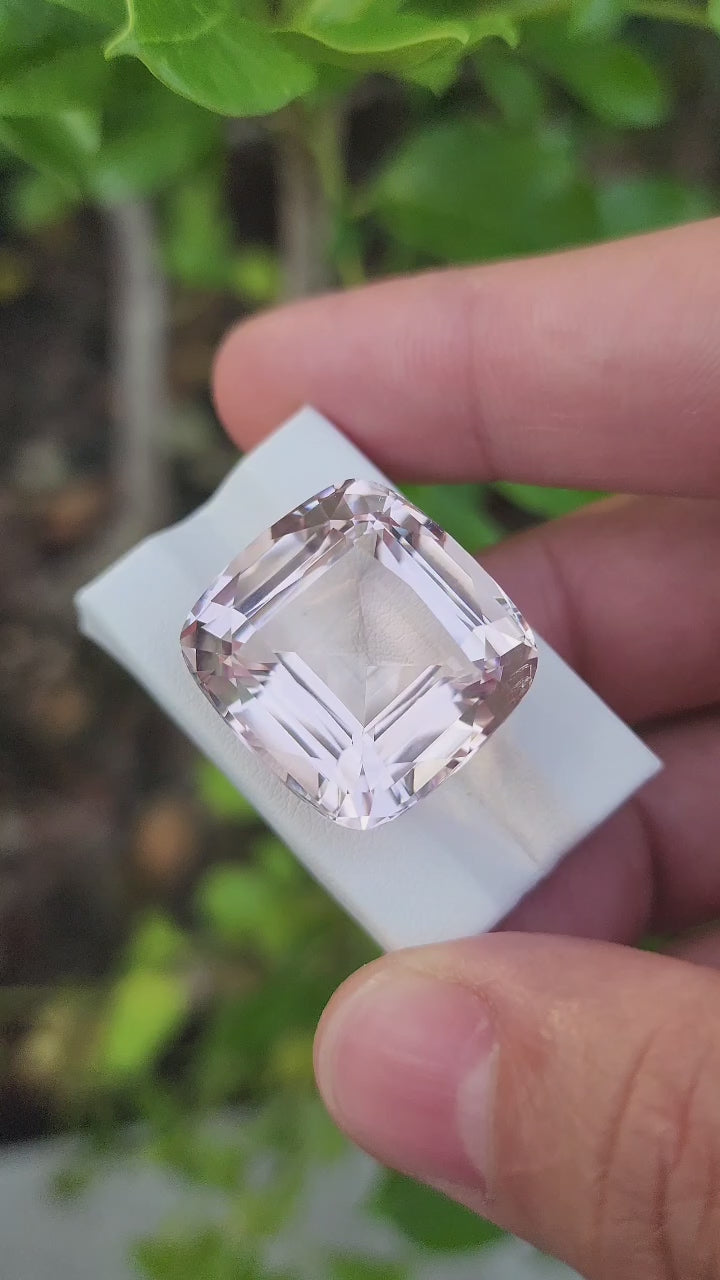 42.55 Carat Natural Morganite – Gemstone from Afghanistan