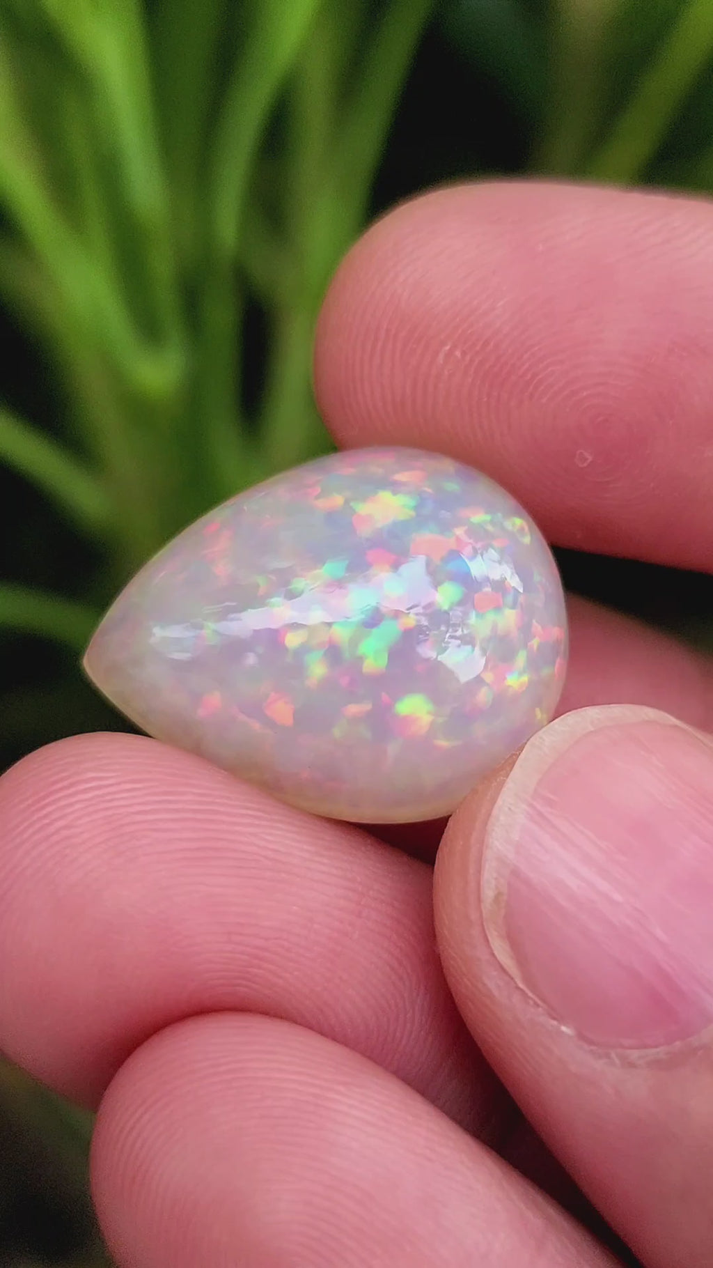 17.93 Carat Natural Ethiopian Multi-Fire Opal – Premium Gemstone