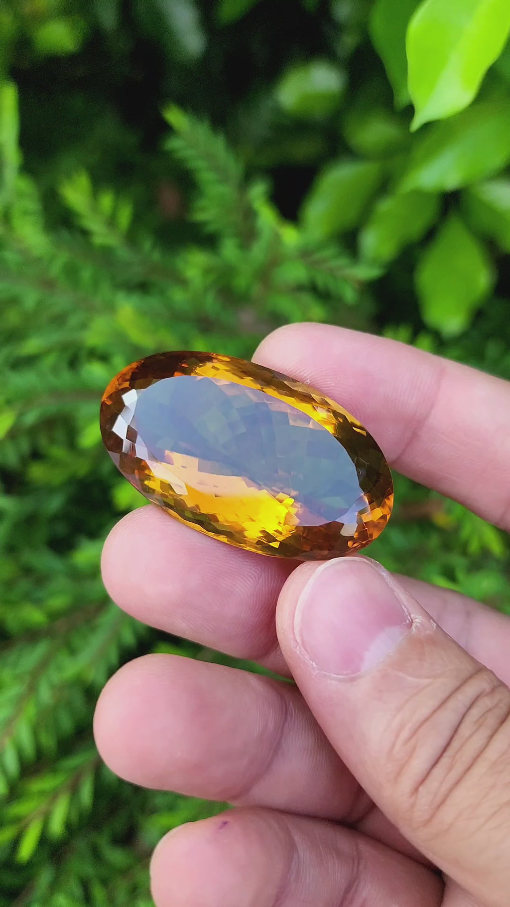 112 Carat Natural Madeira Citrine Faceted Gemstone– Large Loose Citrine Gemstone