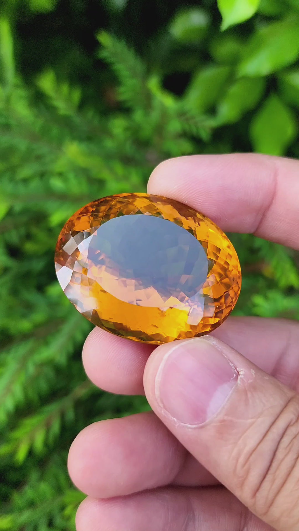 140 Carat Natural Madeira Citrine Faceted Gemstone– Large Loose Citrine Gemstone