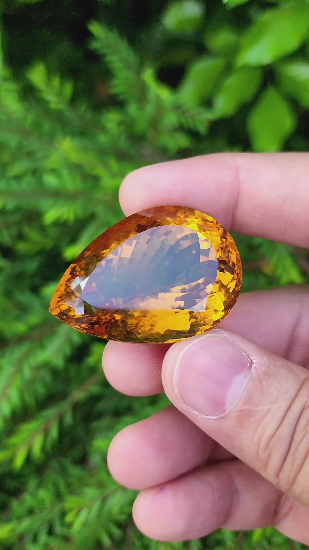140 Carat Natural Madeira Citrine Faceted Gemstone– Large Loose Citrine Gemstone
