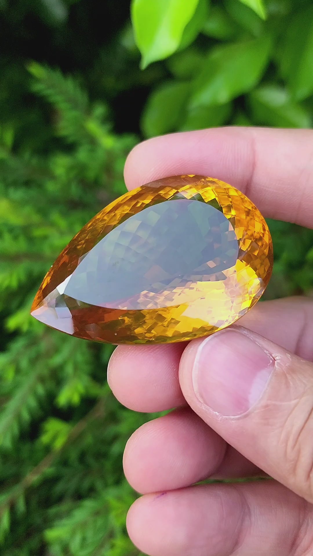 188 Carat Natural Madeira Citrine Faceted Gemstone– Large Loose Citrine Gemstone