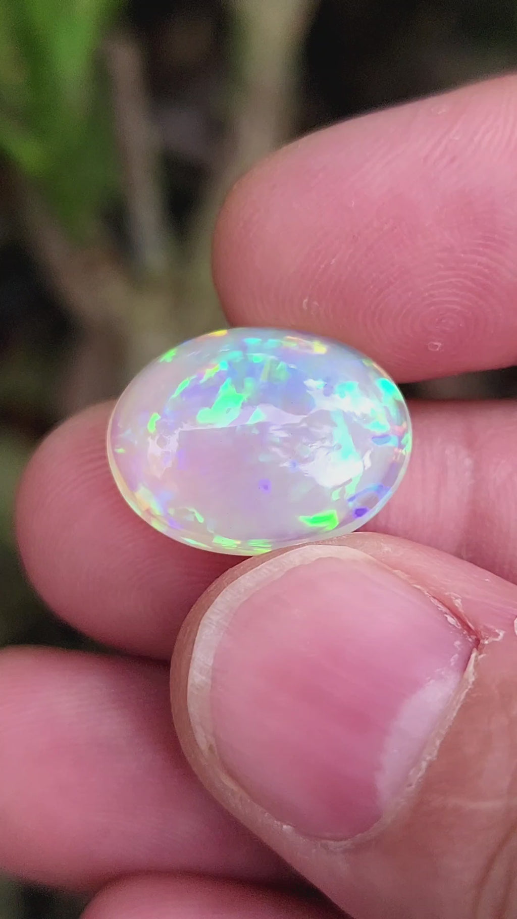 8.83 Carat Natural Ethiopian Multi-Fire Opal – Premium Gemstone