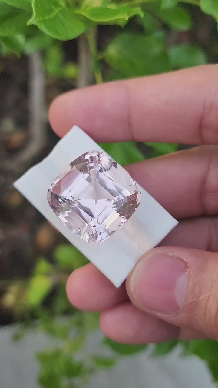 41.50 Carat Natural Morganite – Gemstone from Afghanistan