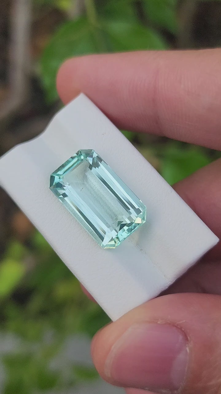 11.15 Carat Natural Aquamarine – Gemstone from Afghanistan