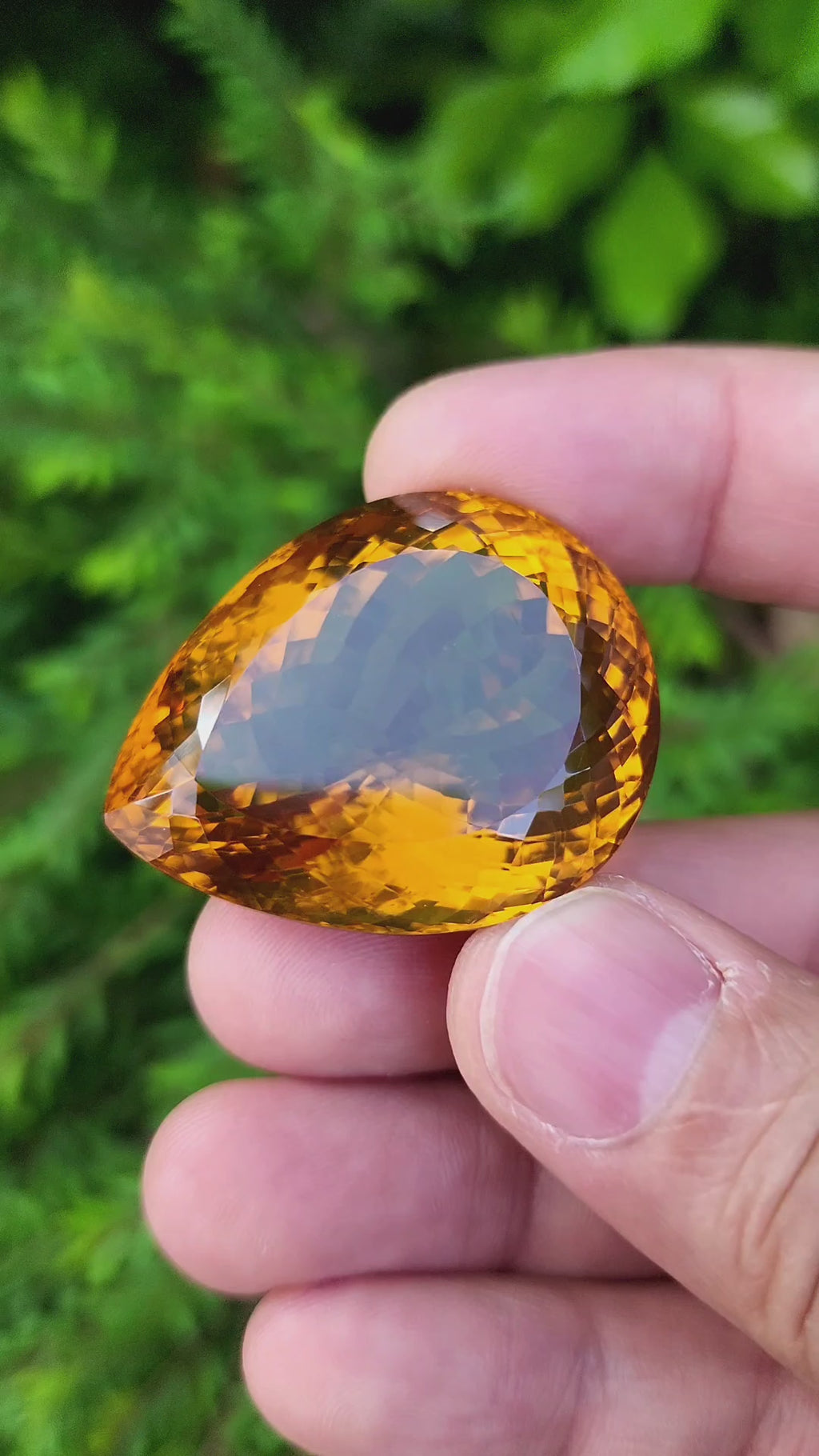 145 Carat Natural Madeira Citrine Faceted Gemstone– Large Loose Citrine Gemstone