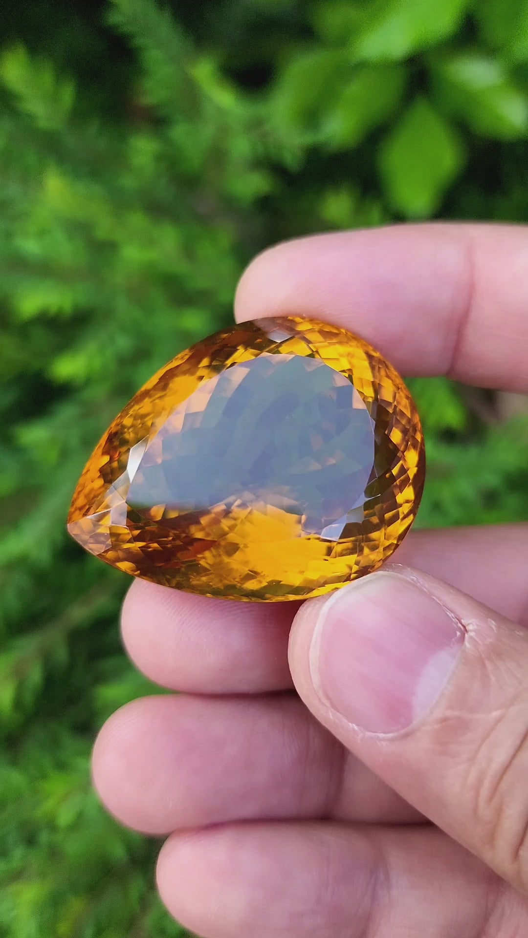145 Carat Natural Madeira Citrine Faceted Gemstone– Large Loose Citrine Gemstone