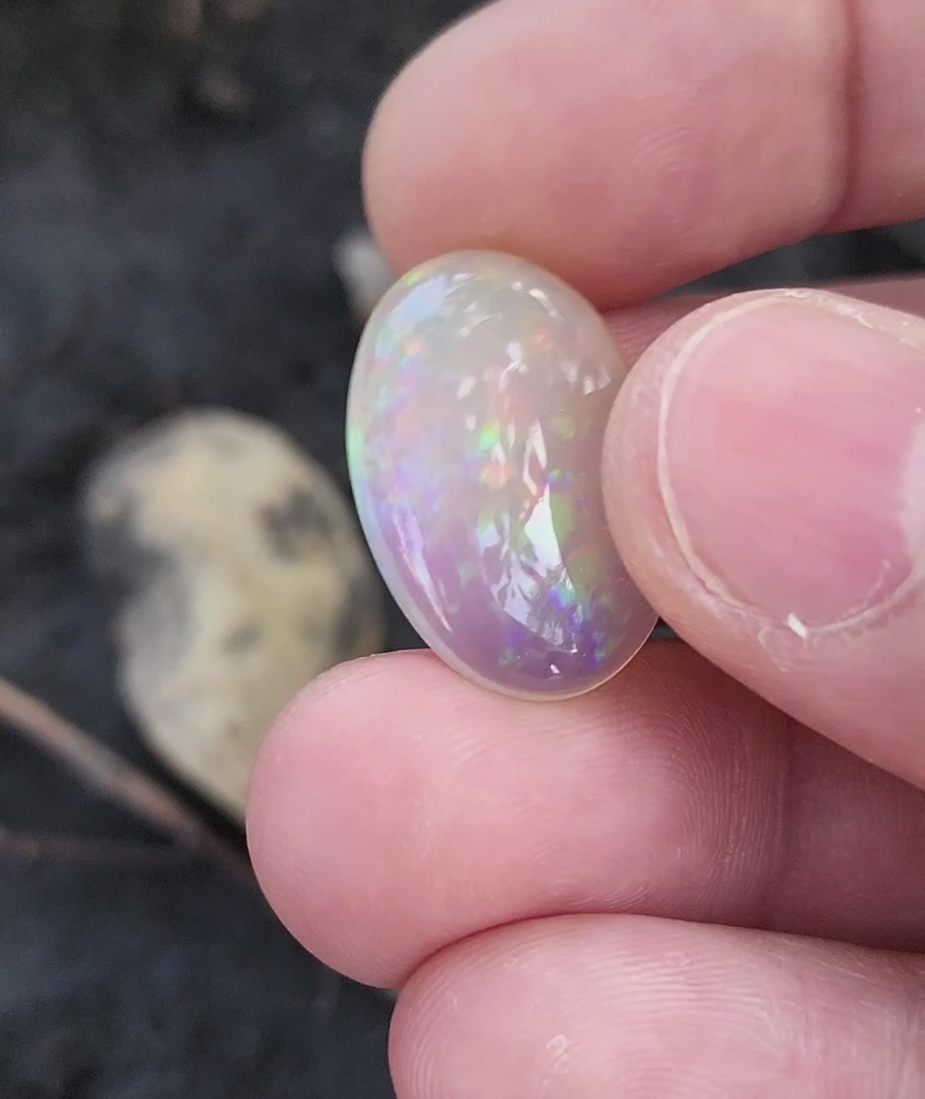11 Carat Natural Ethiopian Multi-Fire Opal – Premium Gemstone