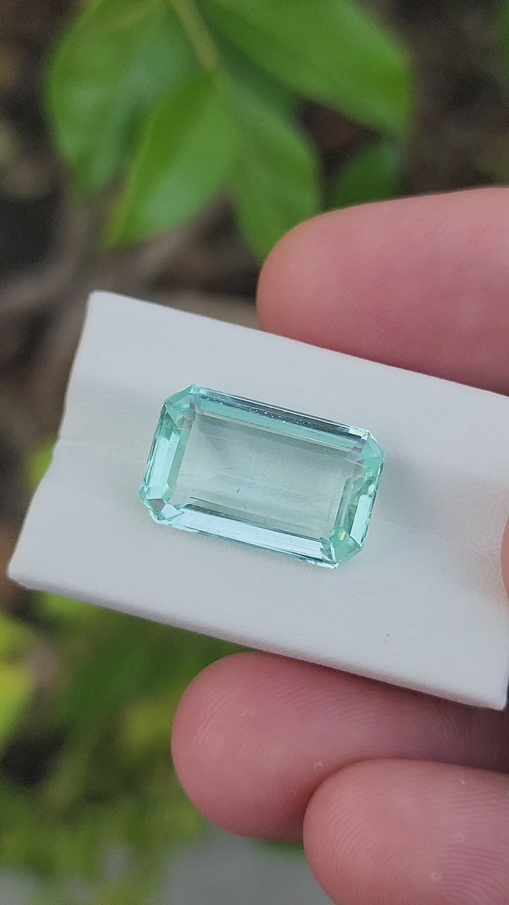 10.41 Carat Natural Aquamarine – Gemstone from Afghanistan