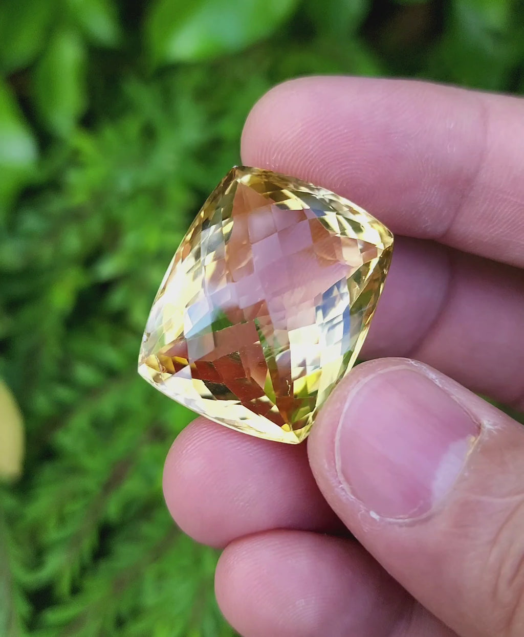 73 Carat Natural Brazilian Citrine – Untreated Golden Yellow Quartz Gemstone