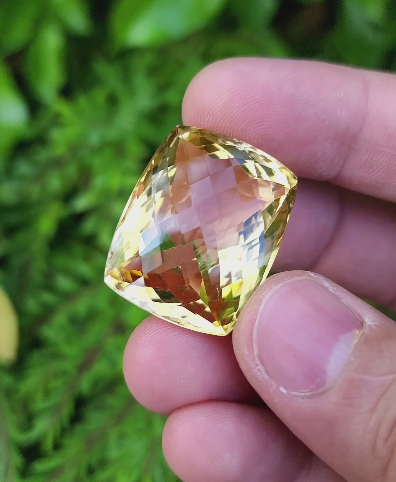 73 Carat Natural Brazilian Citrine – Untreated Golden Yellow Quartz Gemstone
