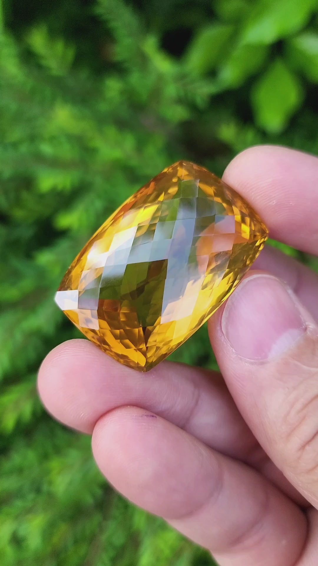 121 Carat Natural Madeira Citrine Faceted Gemstone– Large Loose Citrine Gemstone
