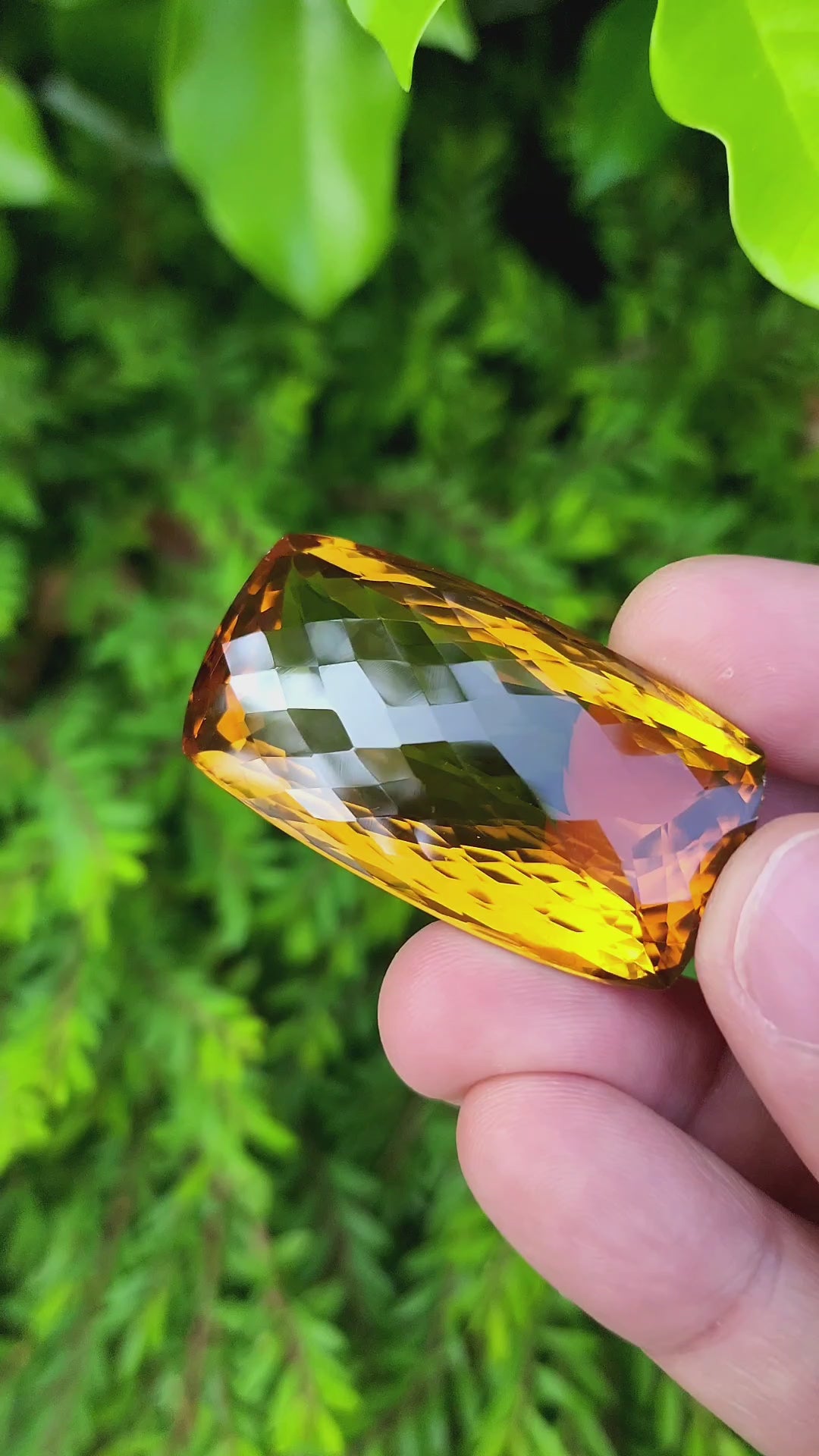 151 Carat Natural Madeira Citrine Faceted Gemstone– Large Loose Citrine Gemstone