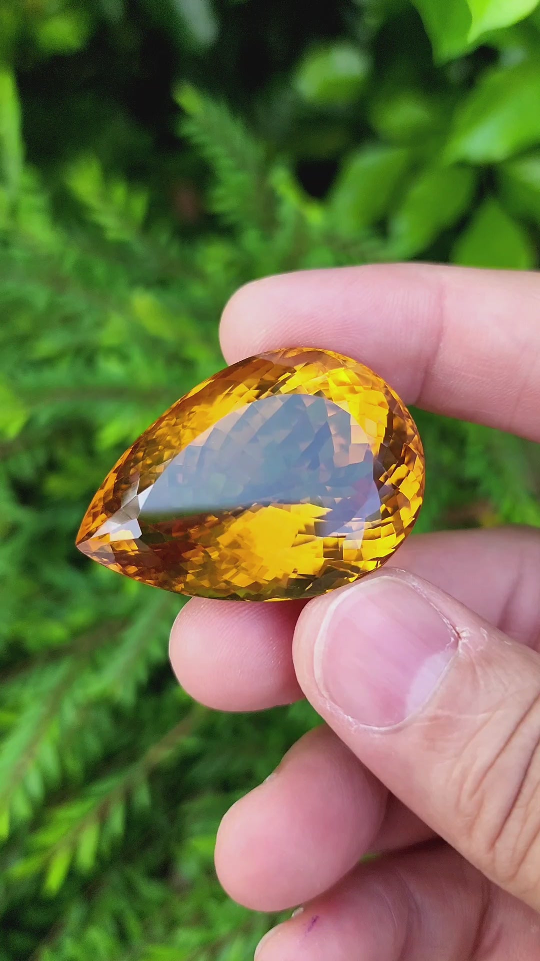 144 Carat Natural Madeira Citrine Faceted Gemstone– Large Loose Citrine Gemstone
