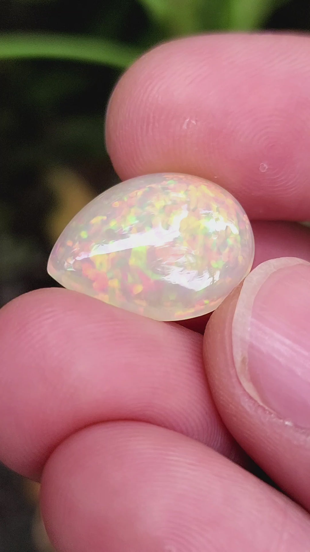 6.44 Carat Natural Ethiopian Multi-Fire Opal – Premium Gemstone