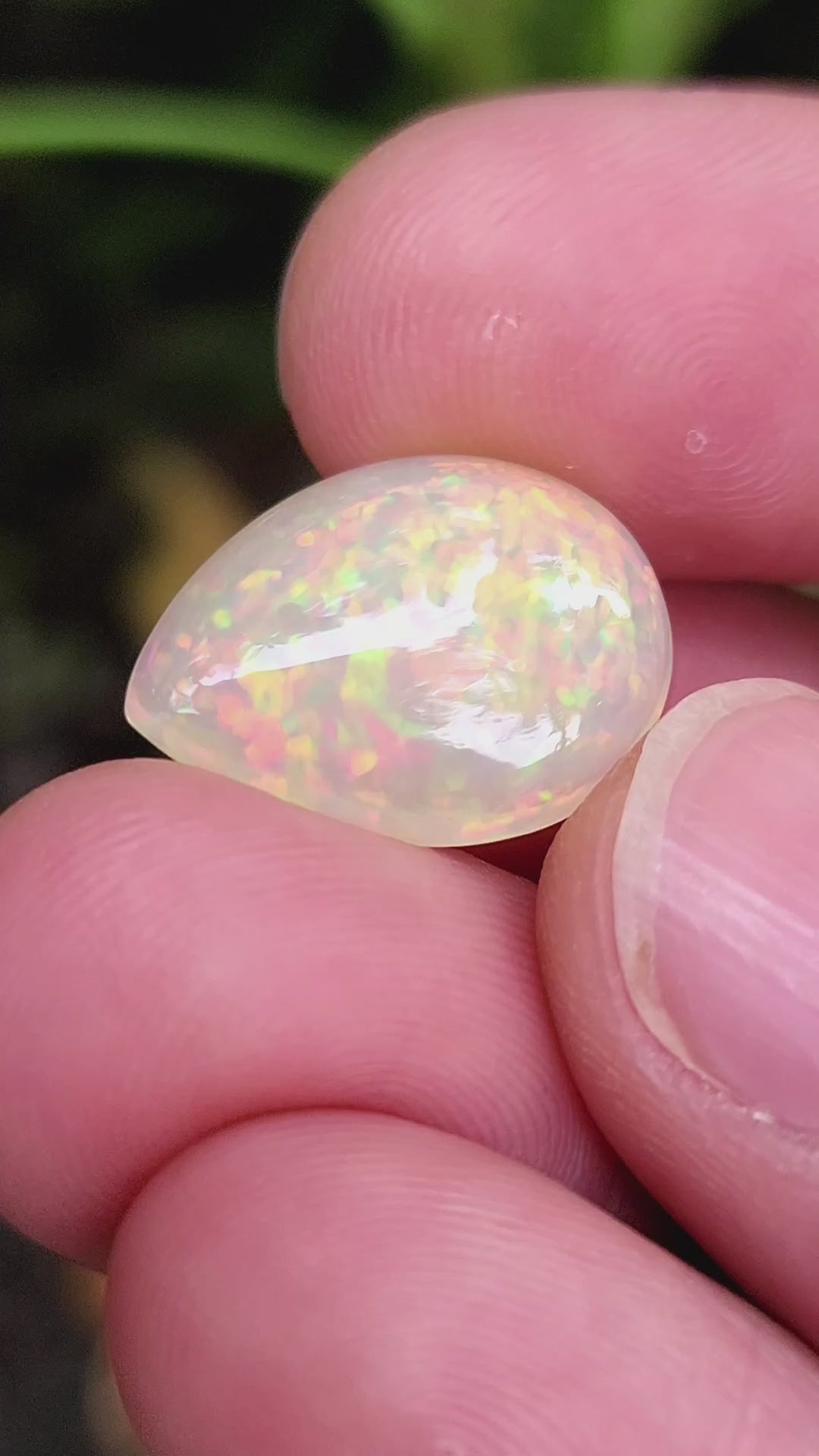 6.44 Carat Natural Ethiopian Multi-Fire Opal – Premium Gemstone