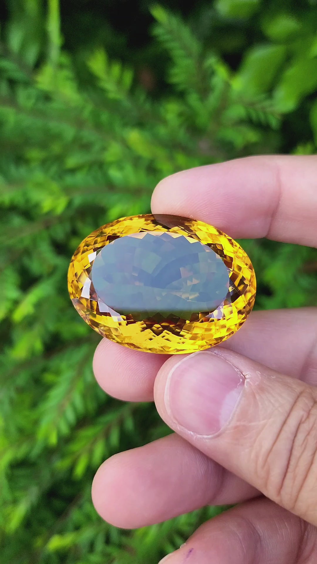 120 Carat Natural Madeira Citrine Faceted Gemstone– Large Loose Citrine Gemstone