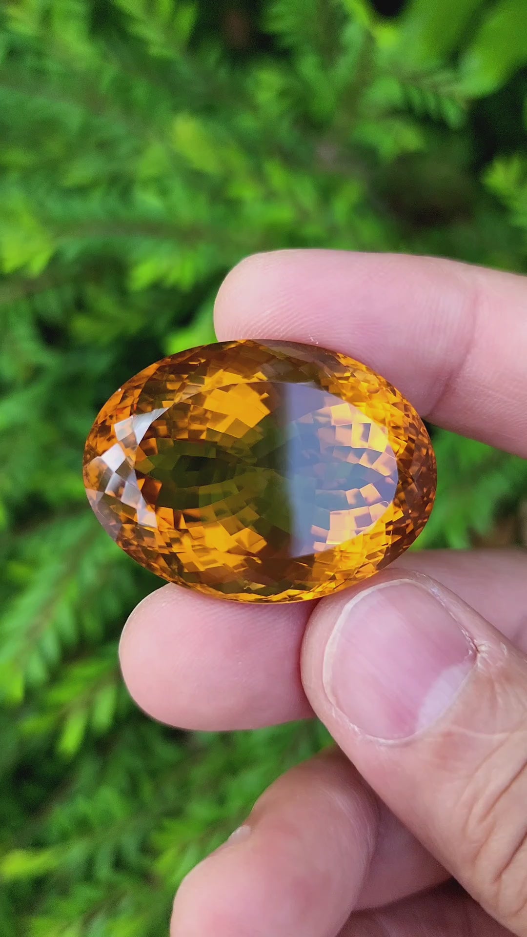 112 Carat Natural Madeira Citrine Faceted Gemstone– Large Loose Citrine Gemstone