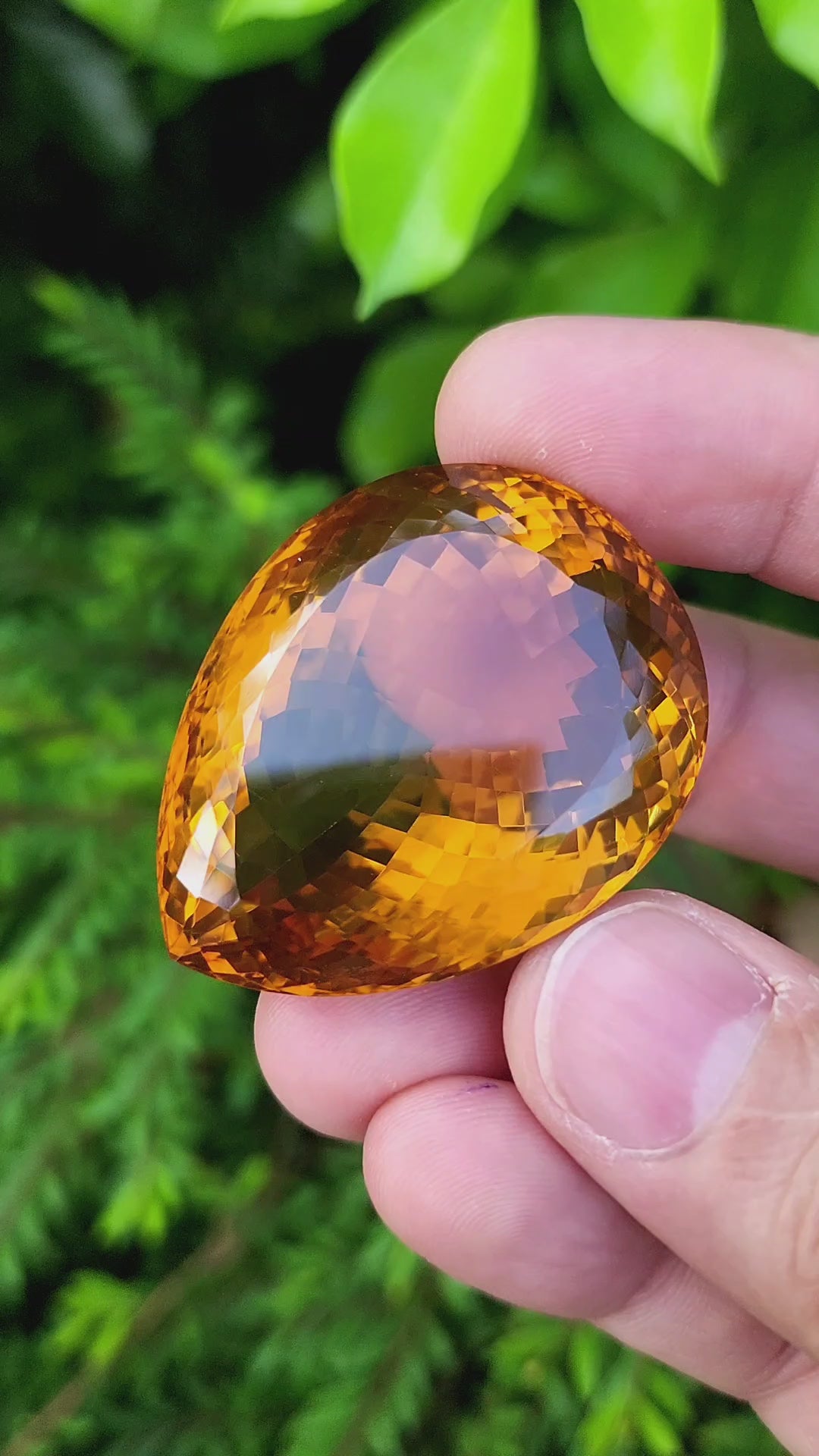 183 Carat Natural Madeira Citrine Faceted Gemstone– Large Loose Citrine Gemstone