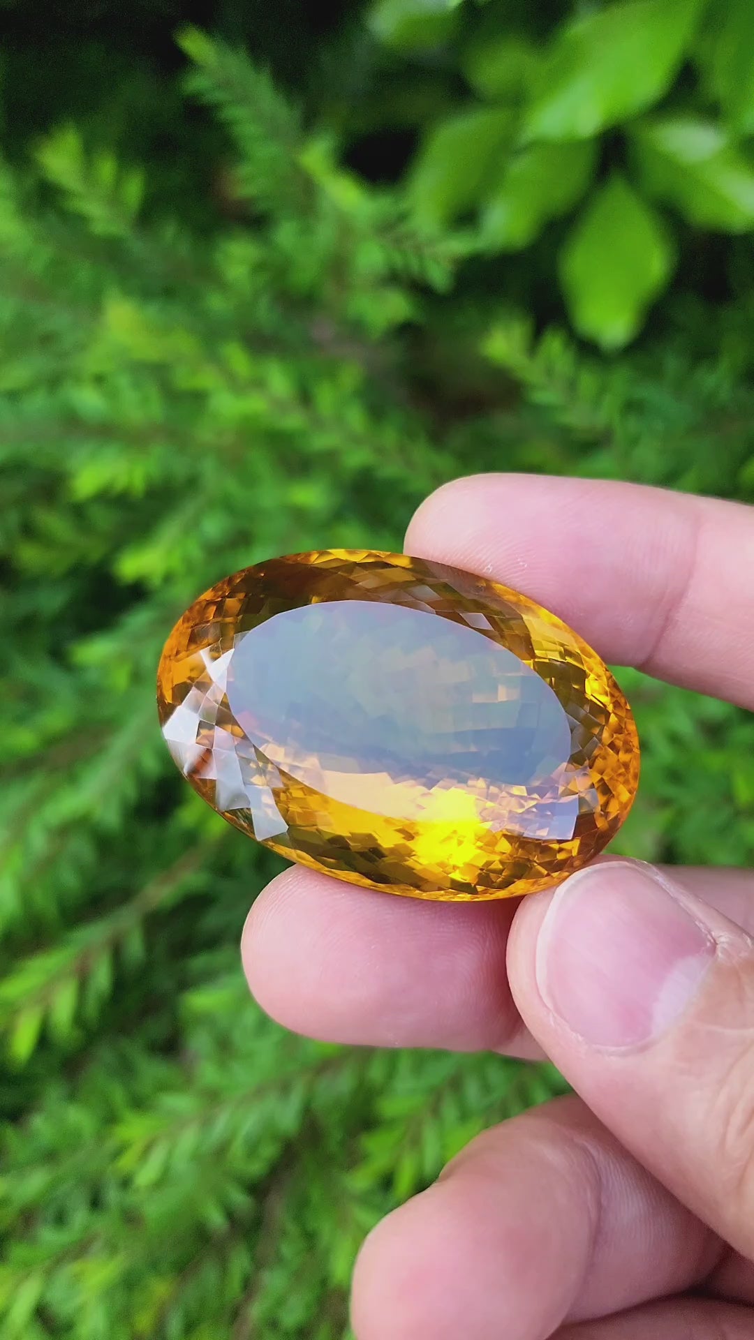 196 Carat Natural Madeira Citrine Faceted Gemstone– Large Loose Citrine Gemstone